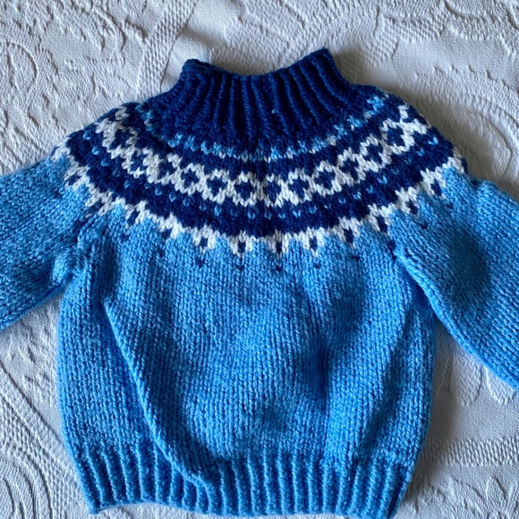 Vintage Hand Knit 2T Sweater - Picture 7 of 7